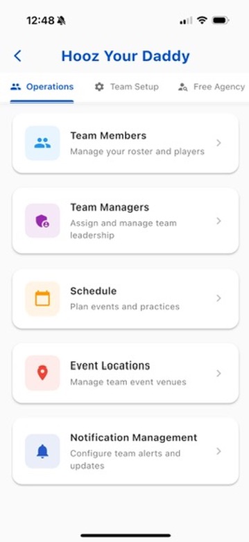 Scheduling Interface